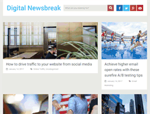 Tablet Screenshot of digitalnewsbreak.com
